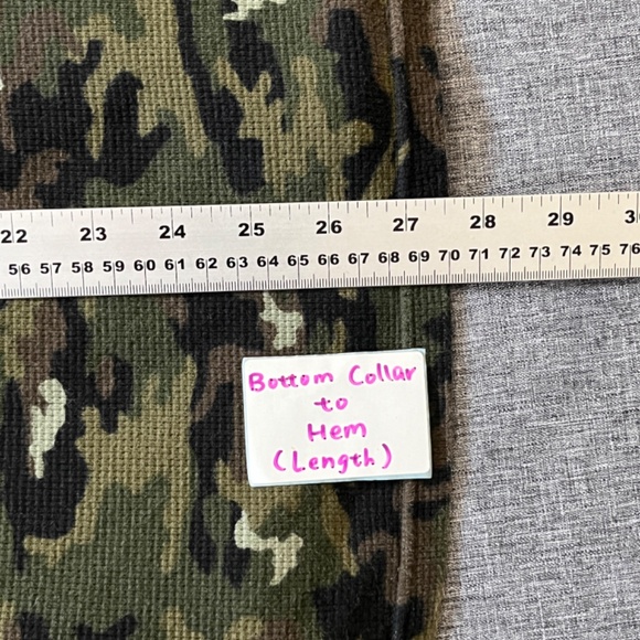 Polo Ralph Lauren Waffle Knit Camo Crew Long Sleeve Shirt - Men's Size L - Green - Picture 7 of 8